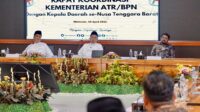 26. Rakor Bersama Pemda NTB, Menteri Nusron Sebut Integrasi Data Tanah dan Pajak Bisa Dongkrak PAD hingga 300%